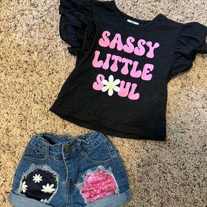 Toddlers Top and Short Set